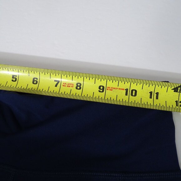 Jockey Performance Crop Legging Women Size S 360 High Rise Stretch Navy Blue NEW - Picture 8 of 11